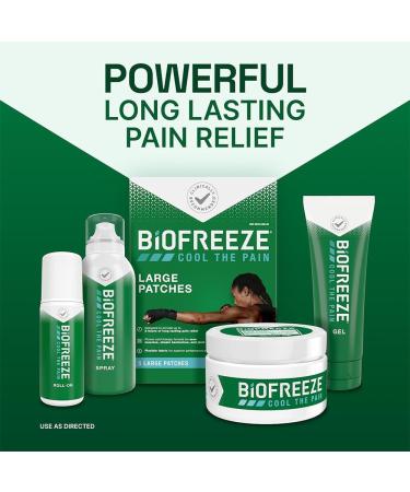Biofreeze 13451 Roll-On Pain-Relieving Gel 2.5 FL oz Green Topical Arthritis Strains Bruises & Sprains (7.5 Fl Oz (Pack of 3) 3 Count) 7.5 Fl Oz (Pack of 3) 7.5 - Buy Online on GoSupps.com
