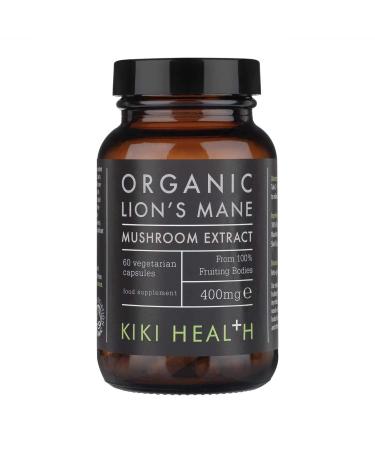 KIKI Health Organic Lion's Mane Mushroom Extract - 60 Vegicaps