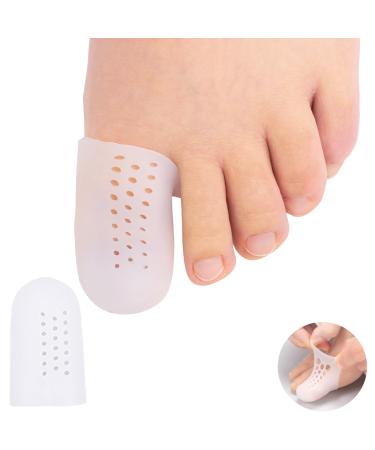 Vinuwu Big Toe Protectors 18Pack Silicone Toe Protector Breathable Gel Toe Caps for Women Men Toe Covers Sleeves for Shoes Cushion for Corns Calluses Blister Ingrown Toenail