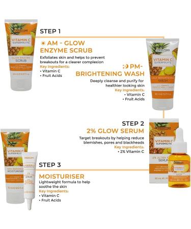 Creightons Vitamin C Superfruits Brightening Facial Wash - 150ml - Buy Online on GoSupps.com