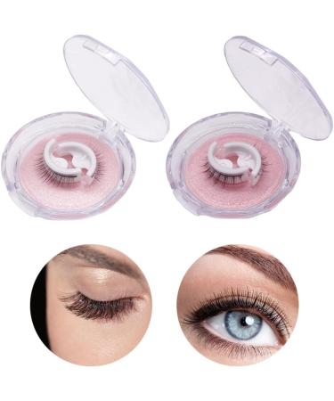 reusable eyelashes Self Adhesive Eyelashes Reusable Waterproof Fake Eyelashes Natural Realistic Fluffy Lashes 2Pair - Buy Online on GoSupps.com