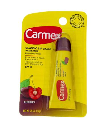 Carmex Cherry Lip Balm 0.35 oz - Soothing Everyday Moisture (Pack of 11) | International Shipping Available - Buy Online on GoSupps.com