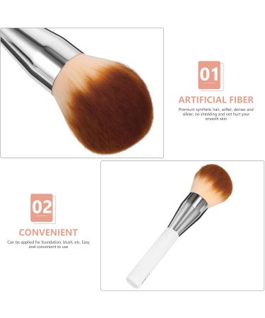 Didiseaon Makeup Brush Foundation Brush Make up Artificial Fiber White Flour - Buy Online on GoSupps.com