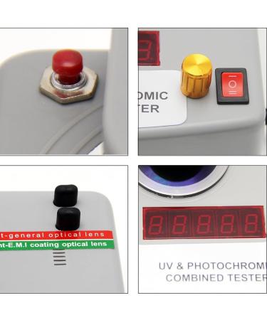 Photochromic Lens Tester Photochromic Coating Lens Measurer Anti-Ultraviolet Lens Testing Machine Anti-Radiation Detector for Individuals Eyeglass Stores Optician - Buy Online on GoSupps.com