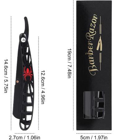 Fowybe Rust-Resistant Hairdresser Razor for Men | Ultimate Intimate Shaving Experience at Home & Salon - Stylish Red Design - Buy Online on GoSupps.com