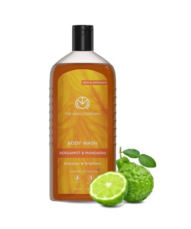 The Man Company Parliamented shower gel - shower gel with Bergamot & Mandarine | shower gel for radiant & radiant skin | Rich in turmeric & orange shell extract | Long -lasting fragrance | Gift -free - 200 ml