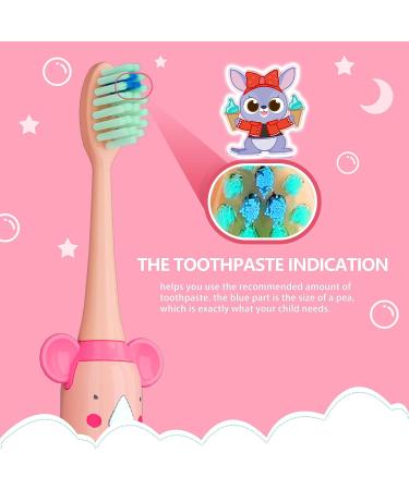 NELL&WELL 6-Piece Pink Replacement Toothbrush Heads for NW-006/NW-007 Sonic Electric Toothbrush - Buy Online on GoSupps.com