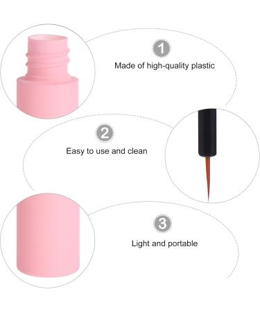 VINTORKY 10 Pcs Eyelash Brush Empty Tube Refillable Storage Tube for Mascara Bottles Accessories Pink Plastic - Buy Online on GoSupps.com