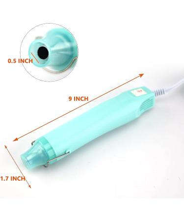 Mini Heat Gun for Crafts  300W  Ergonomic Lightweight Hot Air Gun  Craft Supplies for Embossing  Acrylic Pouring  and Drying Resin - Buy Online on GoSupps.com