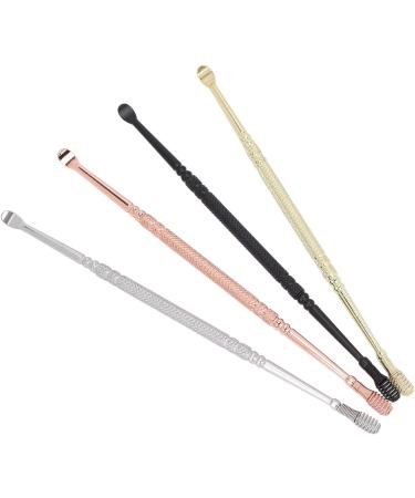 Earwax Removal Kit 4 Colors Stainless Steel Double Head Ear Spoon 360 Spiral Earwax Remover Cleaning Tool for Earwax Removal - Buy Online on GoSupps.com