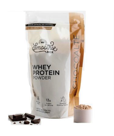 SmoothieBox - Chocolate Whey Protein (Chocolate Whey 11.8 oz) Chocolate Whey 11.8 Ounce