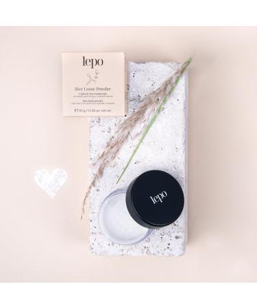  LEPO LEPO | Loose rice powder transparent rice powder with native rice starch and vegetable ceramides for a flawless natural finish - Buy Online on GoSupps.com