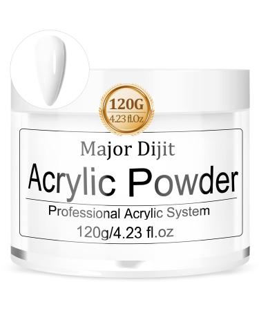 120 g acrylic powder clear acrylic nail powder 4.23 Unzen large capacity professional polymer for 3D French nail manicure extension nail carving durable beauty gifts (white) - Buy Online on GoSupps.com