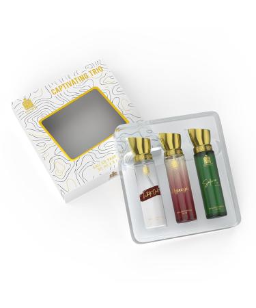 Adil-qadri Captivating Trio Luxury Perfume | Gift Set For Unisex (3 x 30 ML) | Fruity & Strong Notes | Long Lasting Scents Of Arabic - Buy Online on GoSupps.com