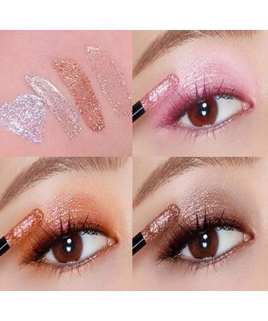GL-TURELIFES Glitter Lide Starine Mermaid Eyeshadow - Long-Lasting Waterproof Sparkling Makeup in Earth Color #8 - Perfect for International Shipping - Buy Online on GoSupps.com