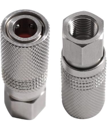 Stainless Steel Paintball PCP 1/8 NPT Female Coupler | HPA CO2 Tank Refill Connector - Buy Online on GoSupps.com