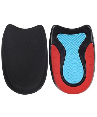 Support Pad for Heels - Unisex Shock Absorbent Breathable Heel Cushions with Nonslip Grip for Discomfort Alleviation TPE Heel Cups