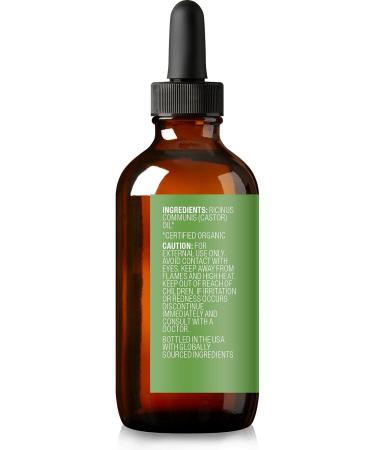 Cliganic Organic Castor Oil 100% Pure - 2oz with Eyelash Kit | For Eyelashes, Eyebrows, Hair & Skin - Buy Online on GoSupps.com