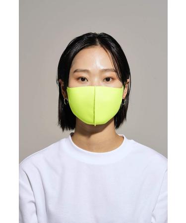 LOOKA Protective Fashion Summer Face Mask - Washable Reusable & Comfortable - Refresh Neon Green (Small/Medium - Buy Online on GoSupps.com