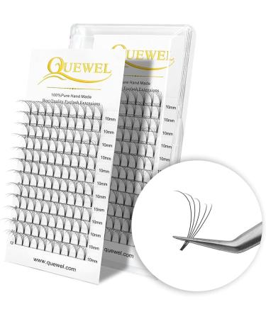 Premade Fan Volume Lash Extensions 5D 0.07C 10mm Russian Pre Made Fan Lashes | 3D 4D 5D 6D 0.07/0.10 C/D Curl 8-15mm | Long Lasting | Easy Application(5D 0.07C 10mm)  - Buy Online on GoSupps.com