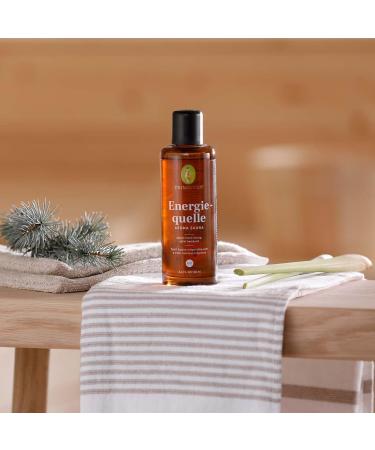 PRIMAVERA Energy Source Aroma Sauna Oil - 100 ml Organic Invigorating Aromatherapy with Fresh Resinous Scent - Vegan International Shipping - Buy Online on GoSupps.com