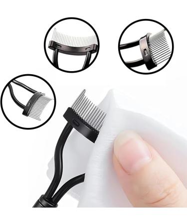Stainless Steel Eyelashes With Eyelash Curler Make Up Comb Are Designed Mascara Eyelash Comb Eyebrow Brush Cosmetic Brushes Are Designed Mascara For Tools - Buy Online on GoSupps.com