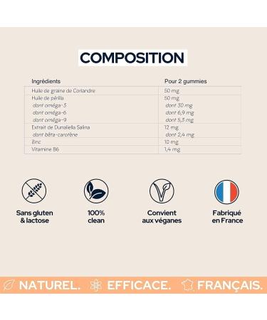 EPYCURE - Anti-Blemish Gummies without Sugars - 99% Natural - Maintains Healthy Skin Reduces Acne Regulates Sebum Nettle Vitamin B6 Zinc - 1 Month - Vegan - Made in France - Buy Online on GoSupps.com