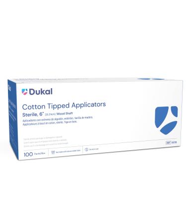 Dukal Cotton Tip Applicators 6" Sterile (Box of 100)