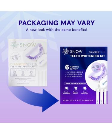 SNOW Diamond Wireless Whitening Kit - Sensitive Teeth Whitening | Whitens & Repairs Enamel | 6 Months Treatment - Buy Online on GoSupps.com