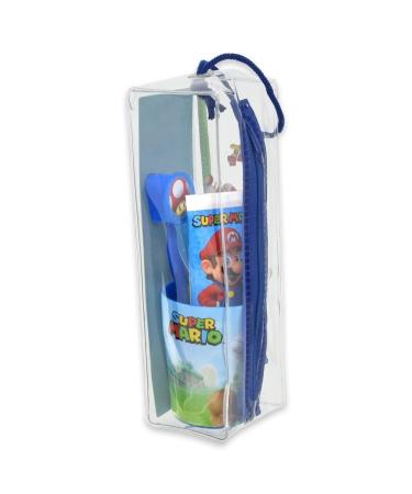Super Mario Neceser Infantil - Toothpaste Bepillo Dental & Vaso Decorado for Kids | Fast International Shipping - Buy Online on GoSupps.com