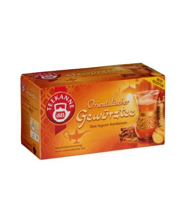 Teapot of oriental spice tea