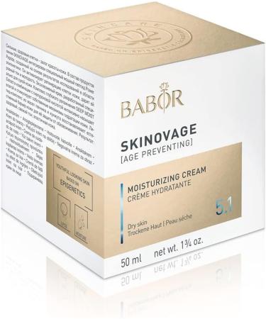BABOR Skinovage Moisturizing Cream Hydrating Hyaluronic Acid Moisturizer Hydrating Face Cream that Protects Skin's Moisture Barrier for Normal to Dry Skin 24 Hour Moisture Non-Comedogenic - Buy Online on GoSupps.com