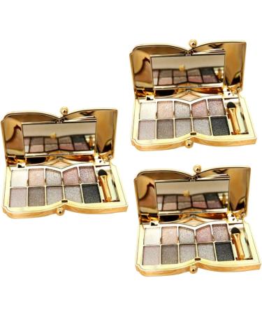 Angoily 3pcs # Eyeshadow Colors Brush Glitter Colorful Mirror With Makeup & Shadow - Buy Online on GoSupps.com