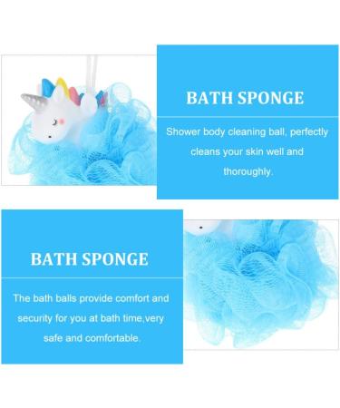 COHEALI Unicorn Bath Ball Cleaning Sponge - 2pcs PVC Cartoon Tub Puff for Kids - Buy Online on GoSupps.com