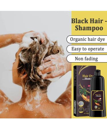 Teegxddy Unisex Hair Color Shampoo Natural Plant Ingredients Can Cover Gray Hair It is a Gift for Parents Brown - Buy Online on GoSupps.com