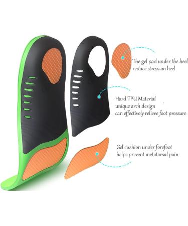 Kids Insoles for Arch Support | Orthotic Shoe Inserts for Flatfoot & Plantar Fasciitis Relief | Best Children s Insoles for Running & Walking | XS (4C-5.5C - Buy Online on GoSupps.com