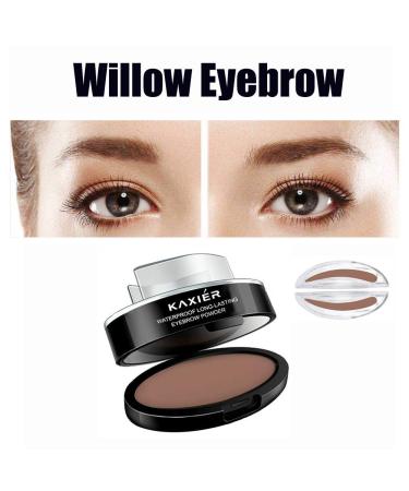 GL-Turelifes 3 Pairs Seals Eyebrow Stamp & Brow Brush Set - Light Brown | Instant Natural Brow Makeup Tool - Buy Online on GoSupps.com
