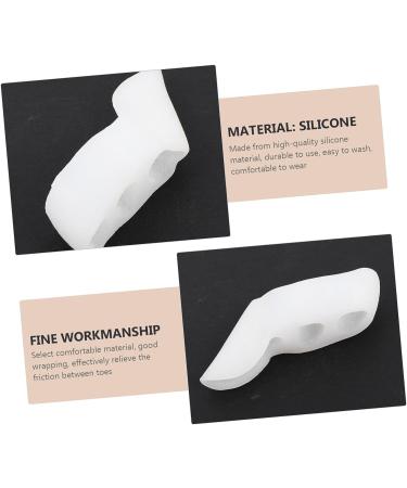 Silicone Toe Stretchers 24 Pcs - Pinky Straightener Sleeves & Gel Separators - Buy Online on GoSupps.com