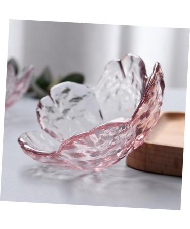Ciieeo 5pcs Cherry Blossom Sauce Flower Jewelry Dish Sink Splash Guard Floral Ring Holder Cute Dipping Bowls Sauce Plate Cherry Blossom Bowls Tableware Pink Dipping Dish Glass - Buy Online on GoSupps.com