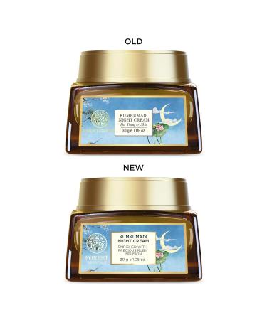 Forest Essentials Kumkumadi Night Cream Ayurvedic Skin Care 30g - Buy Online on GoSupps.com