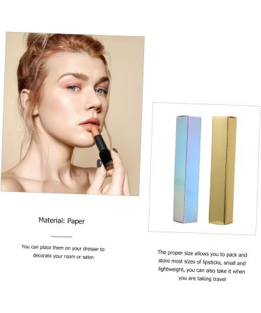 Angoily 100pcs Lip Gloss & Lipstick Box - DIY Packaging for Lip Balm Mascara & Perfume - Eco-Friendly Kraft Cases - Buy Online on GoSupps.com