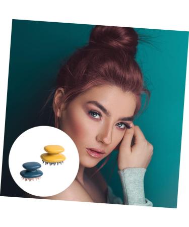 Skisuno Silicone Massage Curb Air Cushion Ridge Hairbrush - Ultimate Scalp Cleaning & Shampoo Massage Device - Buy Online on GoSupps.com