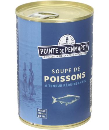 Pointe de Penmarc'h reduced salt fish soup pack of 3 x 400g cans - Delivery in 2 to 3 working days from Brittany - Buy Online on GoSupps.com