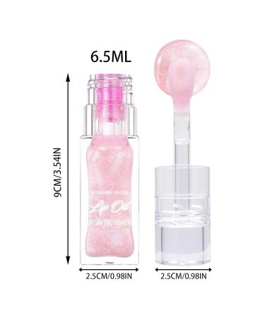 Magic Colour Changing Lip Oil | 2024 Hydrating Glitter Lip Gloss | Long Lasting Non-Sticky Lip Stain - 6.5ml - Buy Online on GoSupps.com
