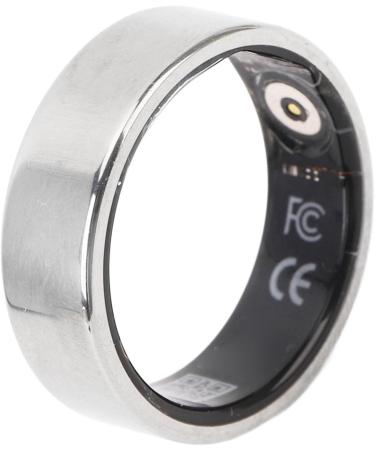 Fitness Ring Smart Health Ring Comfortable Wearing Body Temperature Monitoring Oxidation Resistance Daytime Step Counting Silver Color for Sports or Fitness (17) Size 21 Applicable Finger Circumference: Approx. Size 21 Applicable Finger Circumference: App - Buy Online on GoSupps.com