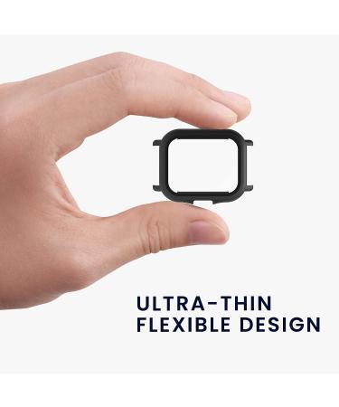 kwmobile 2-Pack Black/Green Cover for Huami Amazfit GTS 2 - Tempered Glass with Plastic Frame - Buy Online on GoSupps.com