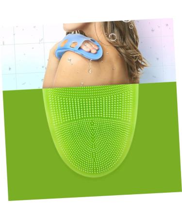 Healifty 3pcs Silicone Body Scrubber Set - Shower Back Scrubber and Skin Massager Glove for Men - Spa Massage Brushes - Buy Online on GoSupps.com