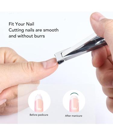 Nail Clipper Fingernail Toenail Clipper Nail Care Clipper Cutting Folding Stainless Steel Portable Ultra Thin Trimming Nail Clipper - Buy Online on GoSupps.com