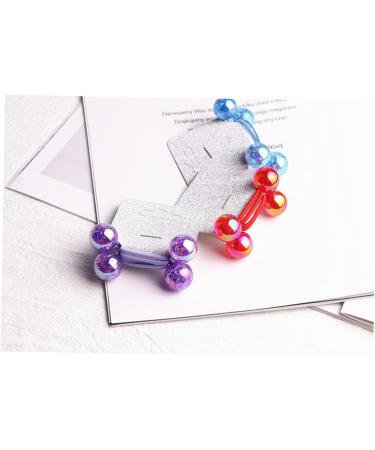 minkissy 3 Pairs Beaded Hair Ties Hair Accessory Acrylic Hair Circle Handmade Hair Barrette Blue Beads Hair Volume Clip Bead Hair Ties Hair Bobbles with Balls Pony Tail Bands Cartoon Holder - Buy Online on GoSupps.com
