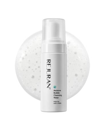 REJURAN Moisture Bubble Cleansing Water c-PDRN - Facial Foaming Cleanser with PDRx pH-Balanced and Hydrating Micellar Water for Makeup Removal Korean Skin Care (5.07 fl oz)